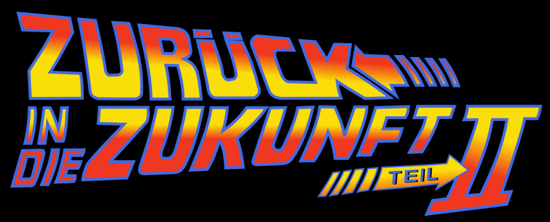 Back to the Future Part II logo in full colour