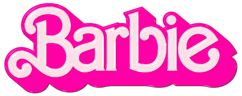 Barbie logo on a transparent background