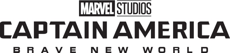 Captain America: Brave New World logo on a transparent background