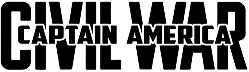 Captain America: Civil War logo on a transparent background