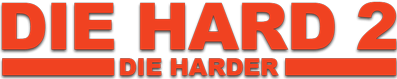 Die Hard 2 logo on a transparent background
