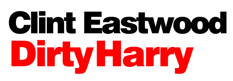 Dirty Harry logo on a transparent background
