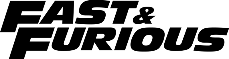 Fast & Furious logo on a transparent background