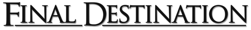 Final Destination logo in black