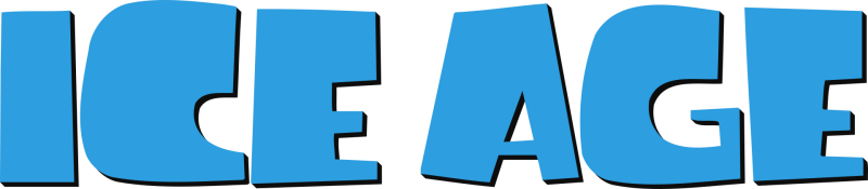 Ice Age: The Meltdown logo on a transparent background