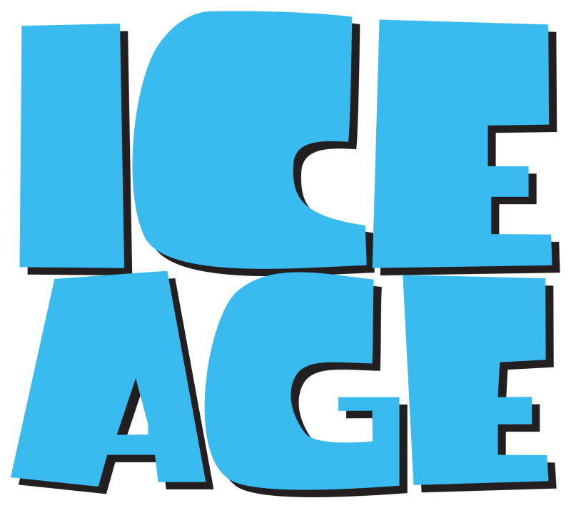 Ice Age logo on a transparent background