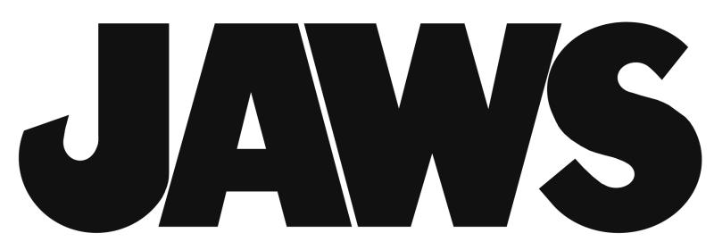 Jaws logo in black