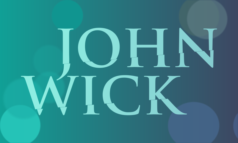 John Wick logo in full colour