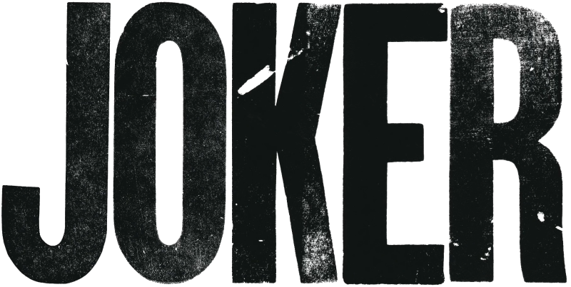 Joker logo on a transparent background