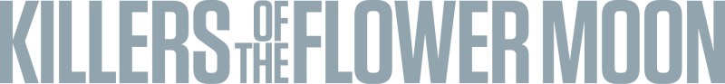 Killers of the Flower Moon logo on a transparent background