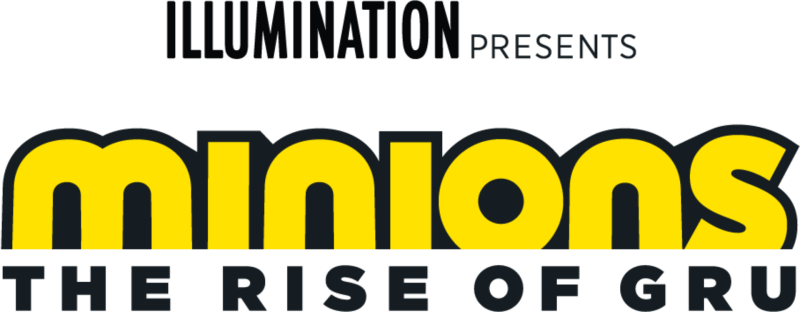 Minions: The Rise of Gru logo on a transparent background