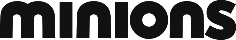 Minions logo in black