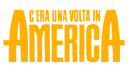 Once Upon a Time in America logo on a transparent background