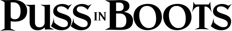 Puss in Boots logo on a transparent background