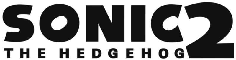 Sonic the Hedgehog 2 logo in black