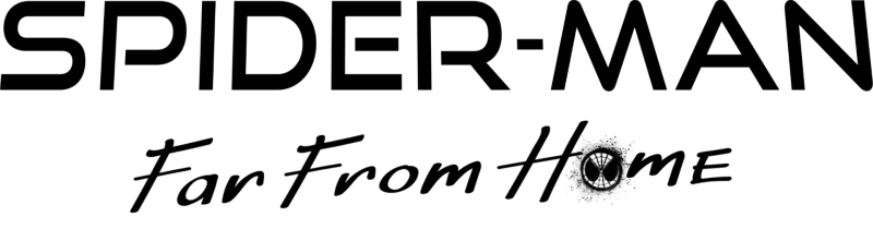 Spider-Man: Far From Home logo on a transparent background