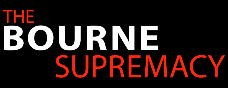 The Bourne Supremacy logo in full colour