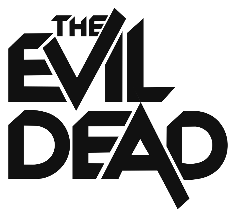 The Evil Dead logo in black