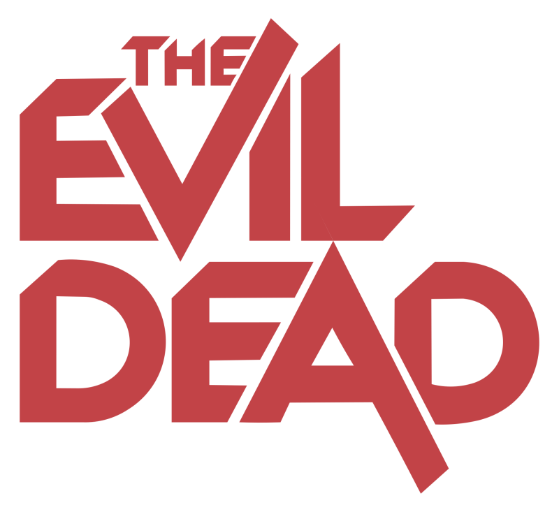 The Evil Dead logo on a transparent background