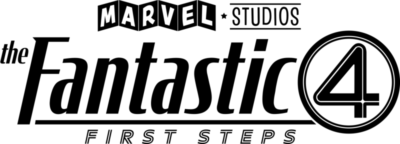 The Fantastic Four: First Steps logo on a transparent background