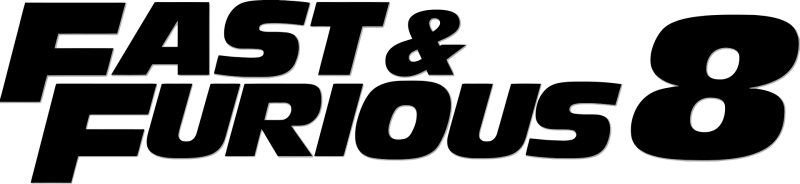 The Fate of the Furious logo on a transparent background