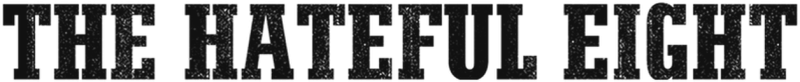The Hateful Eight logo in black