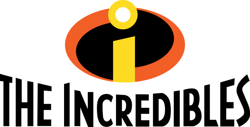 The Incredibles logo on a transparent background