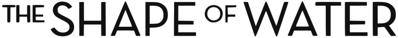 The Shape of Water logo in black