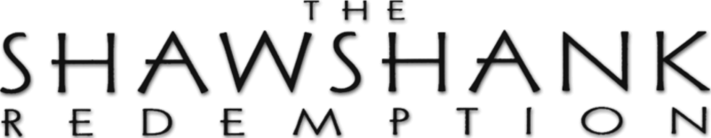 The Shawshank Redemption logo in black