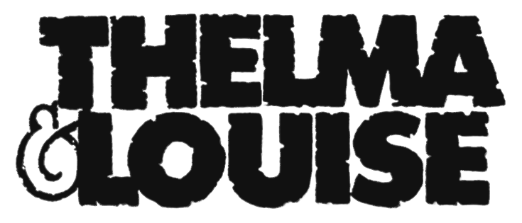 Thelma & Louise logo in black