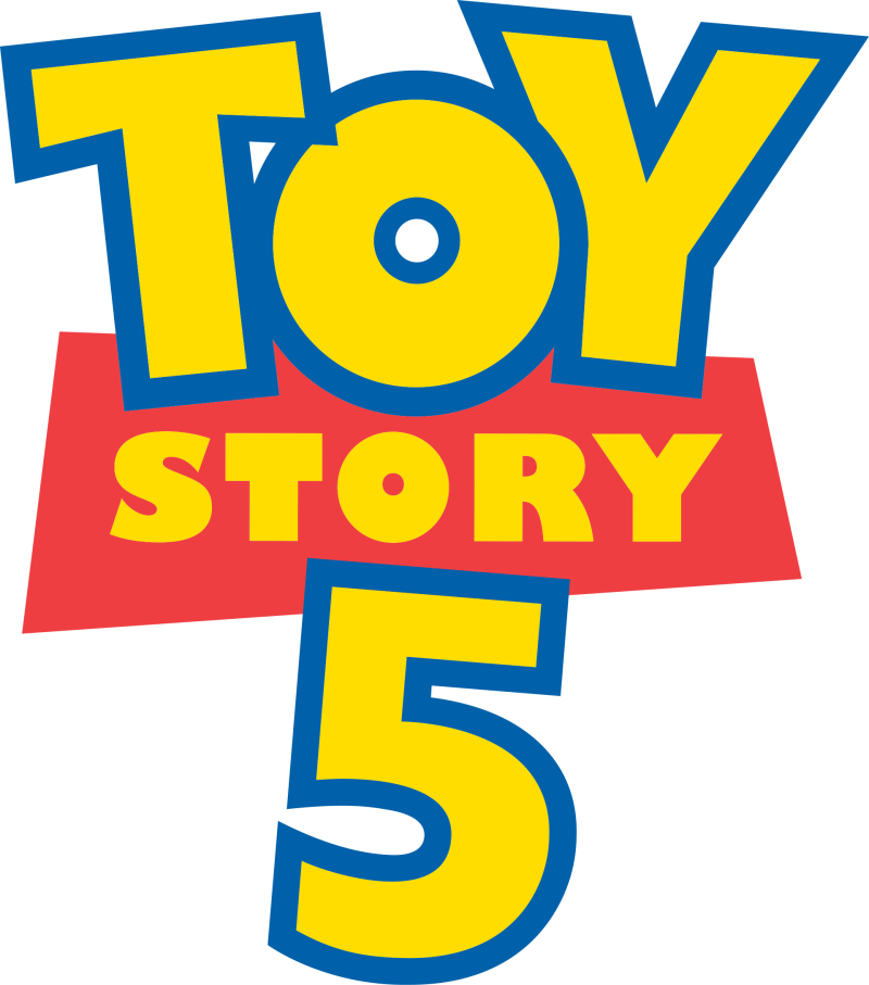 Toy Story 5 logo on a transparent background