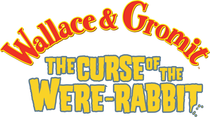 Wallace & Gromit: The Curse of the Were-Rabbit logo on a transparent background