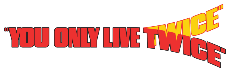 You Only Live Twice logo on a transparent background