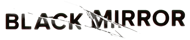 Black Mirror logo on a transparent background