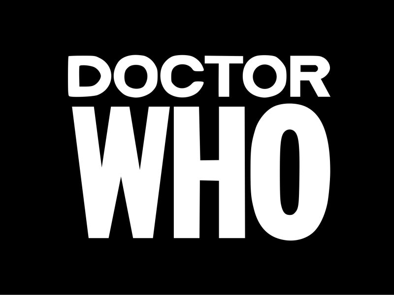 Doctor Who logo on a transparent background