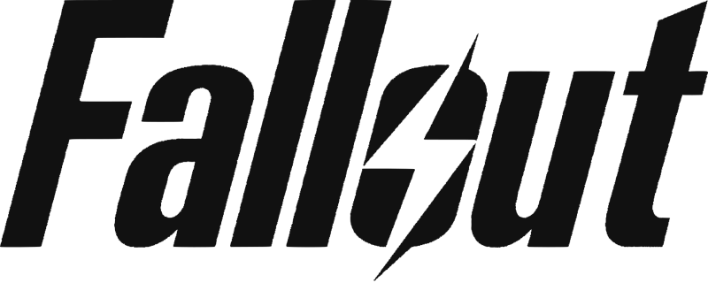 Fallout logo in black