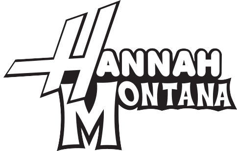 Hannah Montana logo on a transparent background
