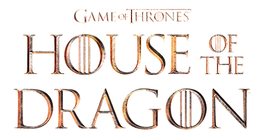 House of the Dragon logo on a transparent background