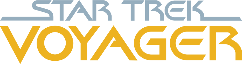 Star Trek: Voyager logo on a transparent background
