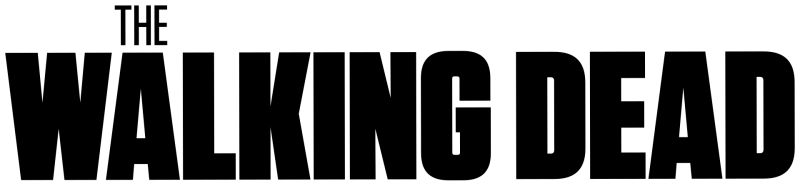 The Walking Dead logo on a transparent background